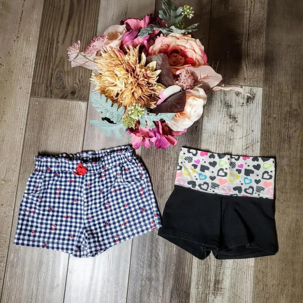 Baby Toddler Girl Size 12m Casual Summer Shorts Bundle - 2 Pairs - EUC